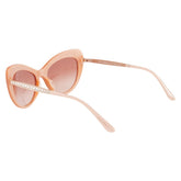 ドルチェアンドガッバーナ サングラス DG 4307-B-F ピンク プラスチック ラインストーン レディース DOLCE&GABBANA 【中古】